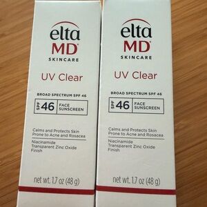 EltaMD UV Clear Broad Spectrum SPF 46 (1.7oz pack of 2 exp 06/27)